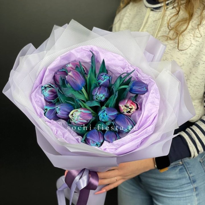 Букет тюльпанов "Пандора" в Краснодаре
