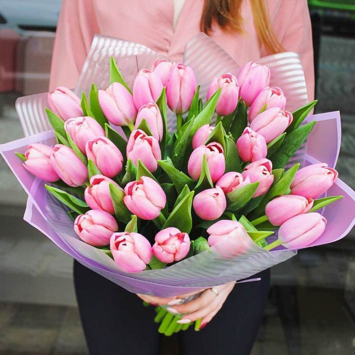 25 тюльпанов "Айс крем" в Краснодаре
