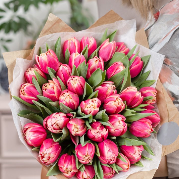 Букет пионовидных тюльпанов в Краснодаре