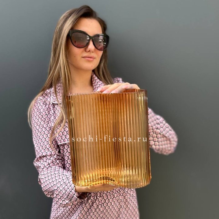 Стеклянная ваза №7 в Краснодаре