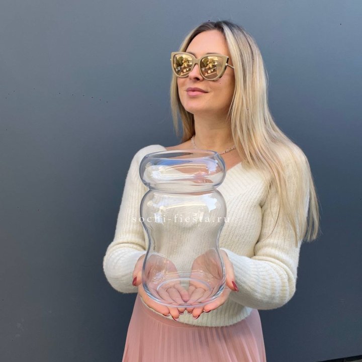 Стеклянная ваза №1 в Краснодаре